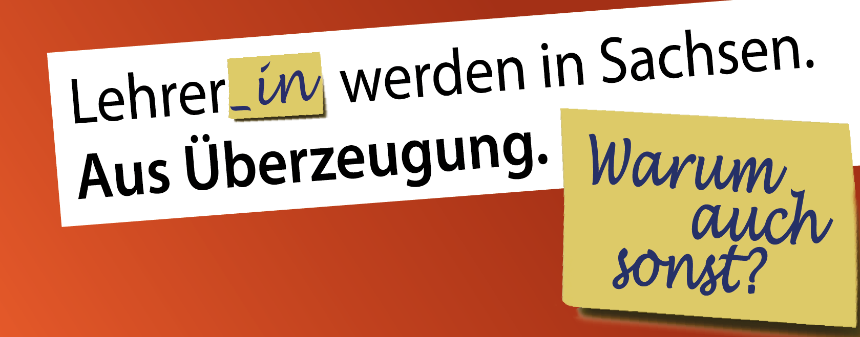 Wie und Wieso? Mein einjähriges Referendariat in Sachsen