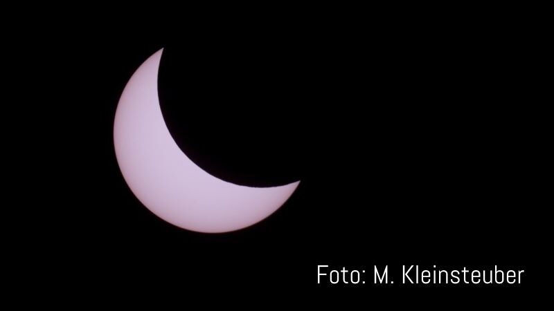 Sonnenfinsternis März 2015 (Foto: M. Kleinsteuber)