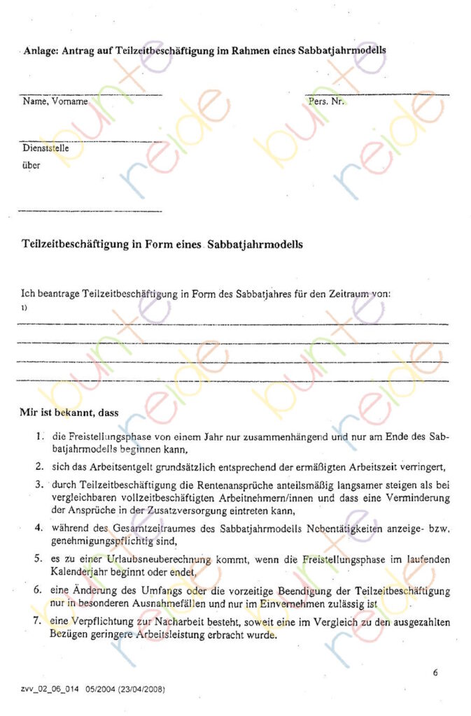 Sabbatjahr Merkblatt und Antrag, LaSuB Sachsen, 2019, Seite 5